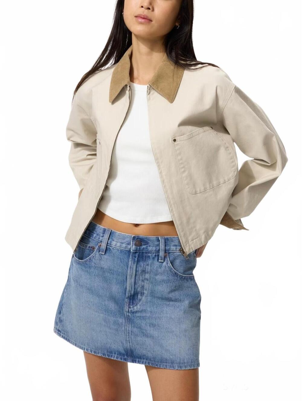 Uniqlo Denim Mini Skirt NWT Blue Small